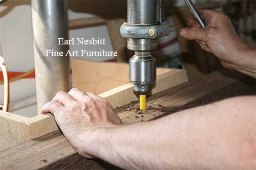 drilling peg holes drilling peg holes